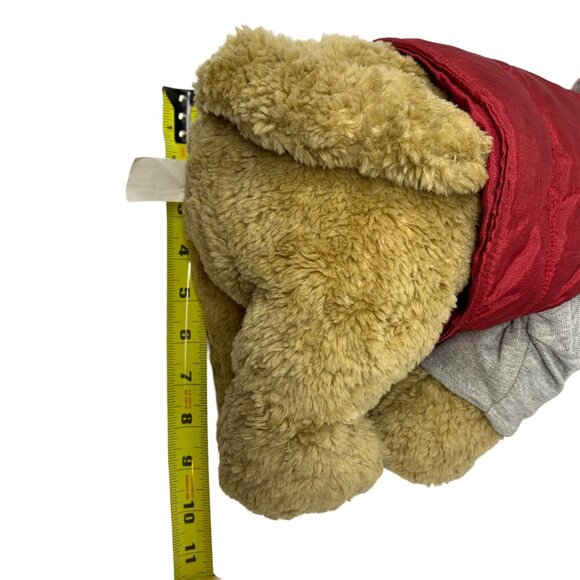 AE Dog Plush Goggles 14 inches Red Zipper Vest Cuddly Soft Toy Stuffed Animal - Picture 10 of 13